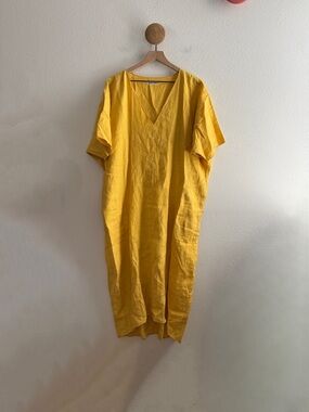 red strapless linen dress Linen Blend Strapless Mini Dress with Cut Out Back Detail S / Green main image 0